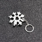 Keychain Multitool 18-in-1 Snowflake Wrenches & Screwdrivers