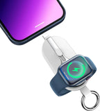 Keychain Power Bank Wireless Charging Carabiner Clip