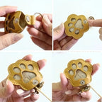 Keychain Vegetable-Tanned Leather Custom Engraving Stainless Steel Ring
