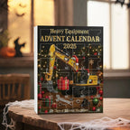 Kids Advent Calendar Construction Vehicles Shatter-Resistant Acrylic