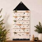 Kids Advent Calendar Fabric 24 Numbered Pockets