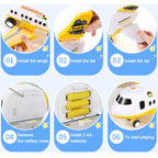 Kids Airplane Playset Interactive Lights & Sounds 20 Piece