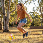 Kids Ankle Bounce Ball Motion-Activated LED Adjustable Loop
