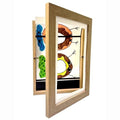 Kids' Art Display Frame Front-Access 150-Piece Storage