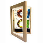 Kids' Art Display Frame Front-Access 150-Piece Storage
