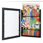 Kids' Art Display Frame Front-Access 150-Piece Storage