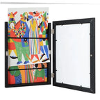 Kids' Art Display Frame Front-Access 150-Piece Storage