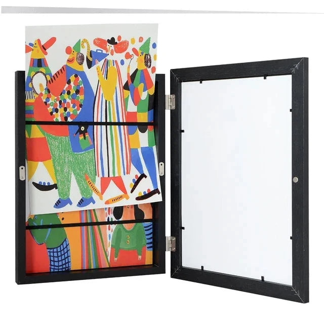 Kids' Art Display Frame Front-Access 150-Piece Storage