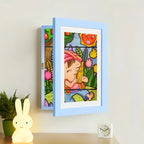 Kids' Art Frame Magnetic Latch 150-Sheet Storage Wall-Mount