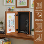Kids Art Storage Frame Flip-Open Front Holds 150 Drawings