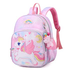 Kids Backpack Unicorn Print Spacious Compartment Padded Mesh Straps