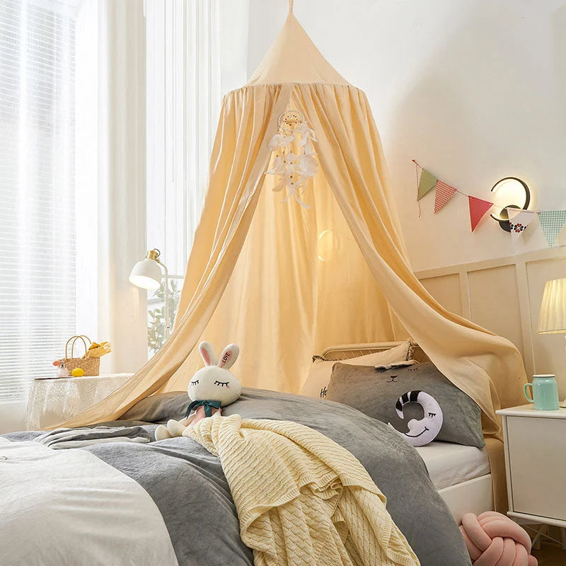 Kids Bed Canopy Blackout Soft Polyester 250 Cm Tall