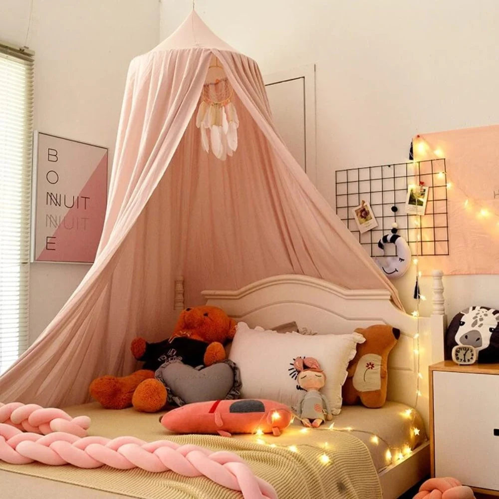 Kids Bed Canopy Hanging Breathable Polyester Ceiling Hook