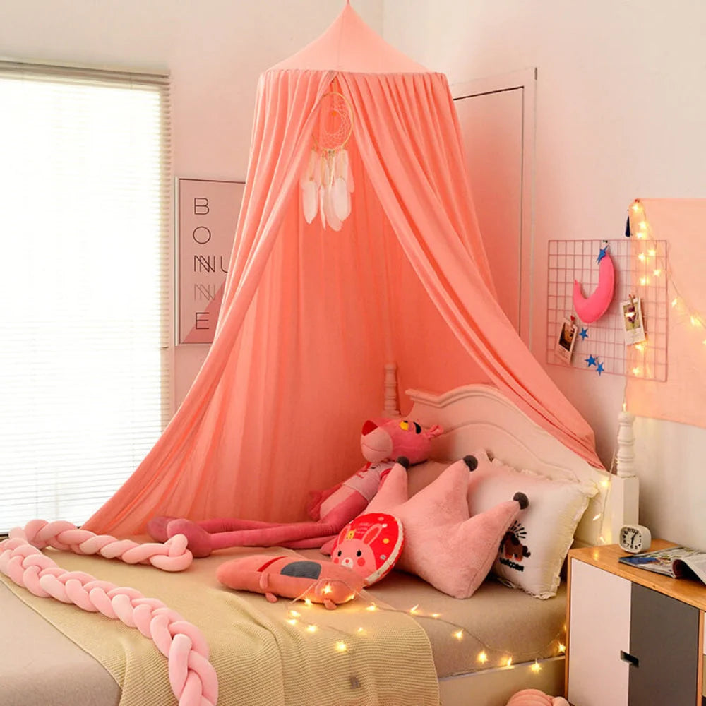 Kids Bed Canopy Hanging Breathable Polyester Ceiling Hook