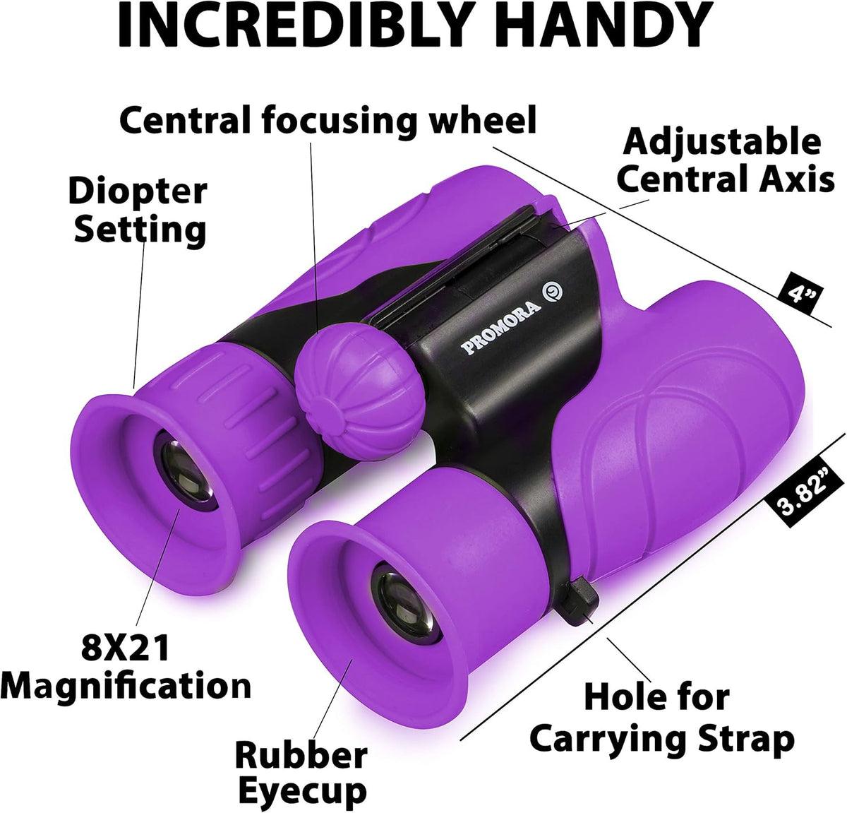 Kids Binoculars 8x21 Magnification Shockproof & Lightweight