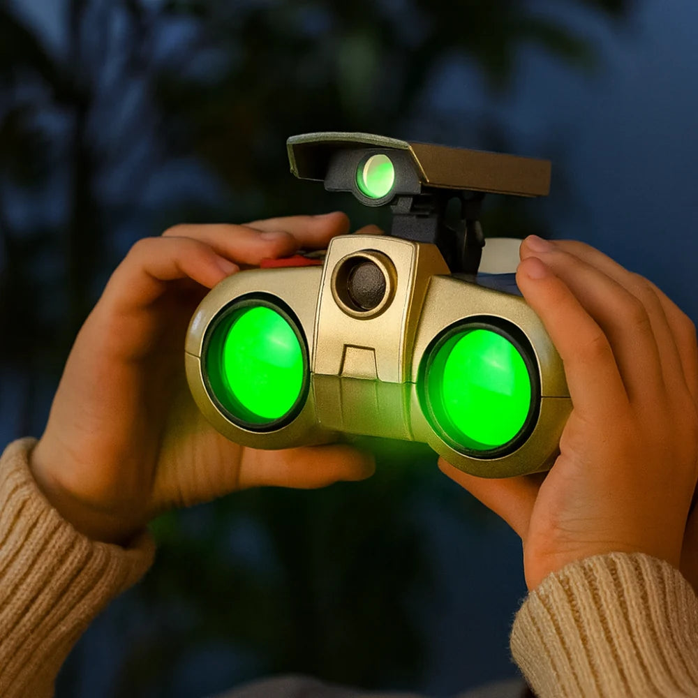 Kids Binoculars Night Vision 4x Magnification Waterproof
