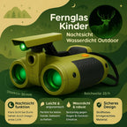 Kids Binoculars Night Vision 4x Magnification Waterproof