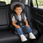 Kids Booster Car Seat Foldable Lightweight 5-Point Harness