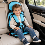 Kids Booster Car Seat Foldable Lightweight 5-Point Harness