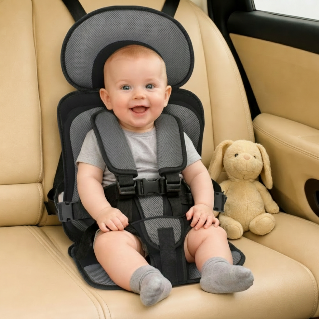 Kids Booster Seat 5-Point Harness Foldable Padded