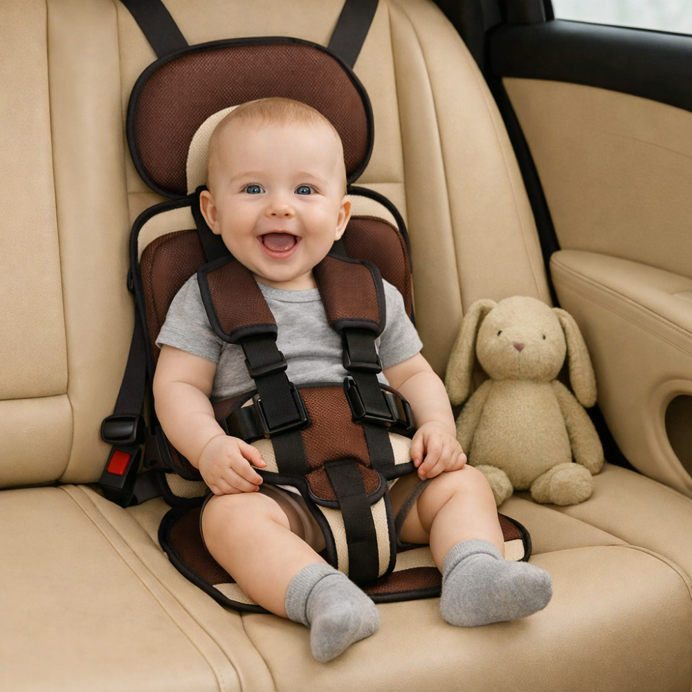 Kids Booster Seat 5-Point Harness Foldable Padded