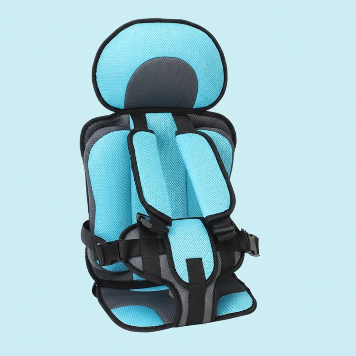 Kids Booster Seat Foldable 5-Point Harness & Padded Seat