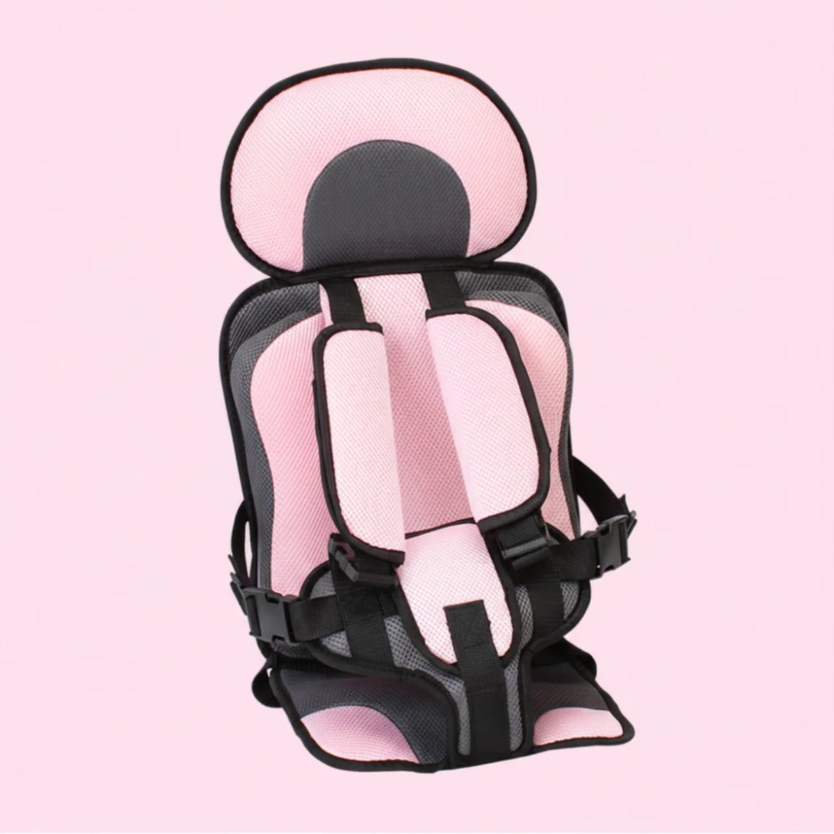 Kids Booster Seat Foldable 5-Point Harness & Padded Seat