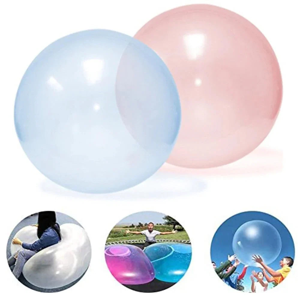 Kids Bubble Ball Air Or Water Floats & Bounces