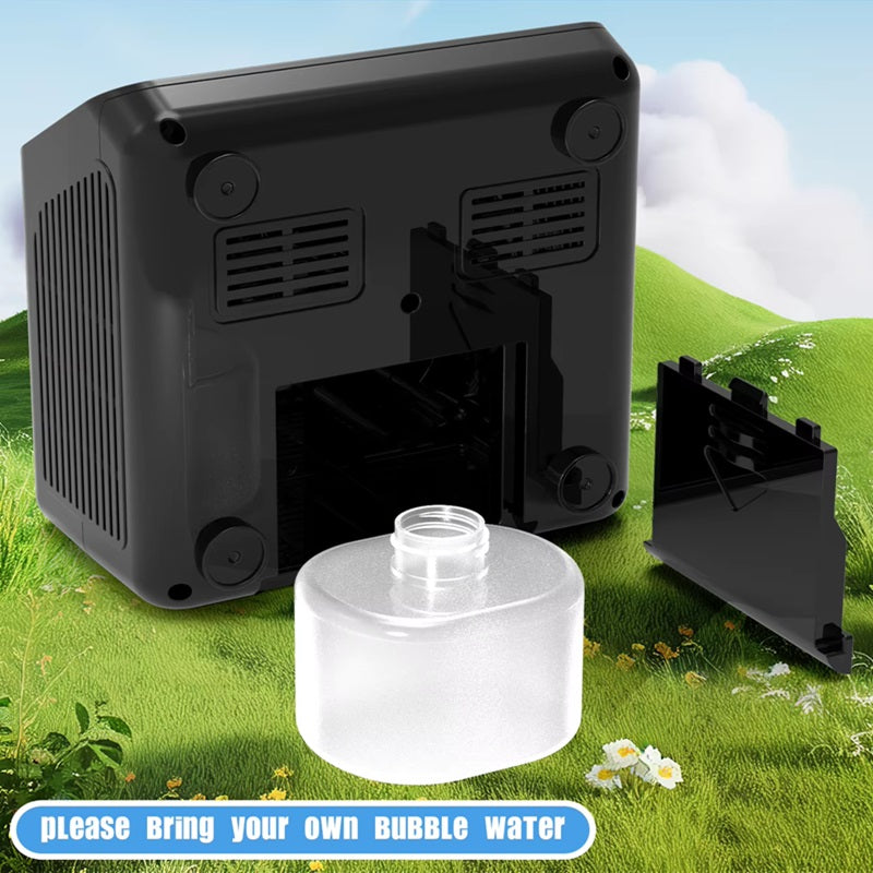 Kids Bubble Machine Dual Fans 20,000 Bubbles Per Minute