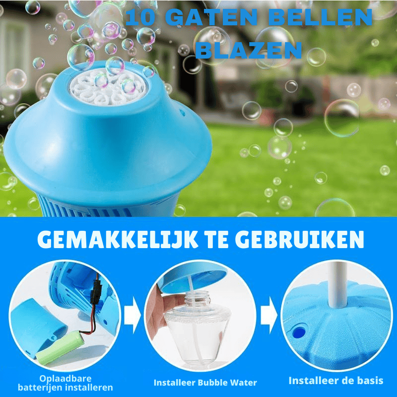 Kids Bubble Maker 20,000 Bubbles USB & AA Battery