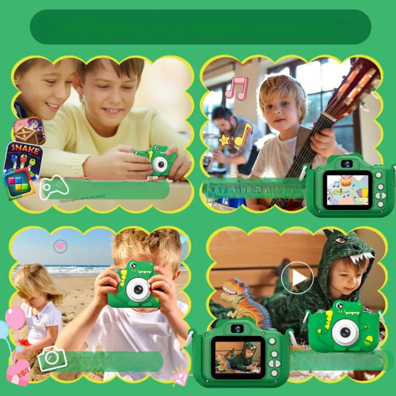 Kids Camera Dinosaur Design HD Photos & Video