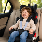 Kids Car Booster Seat Adjustable Headrest & ISOFIX
