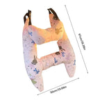Kids Car Neck Pillow Ergonomic Cotton Blend Adjustable Straps