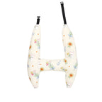 Kids Car Neck Pillow Ergonomic Cotton Blend Adjustable Straps