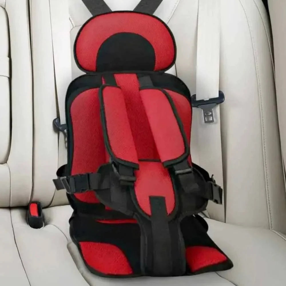 Kids Car Seat Cushion Padded Adjustable Seat Belt Compatible