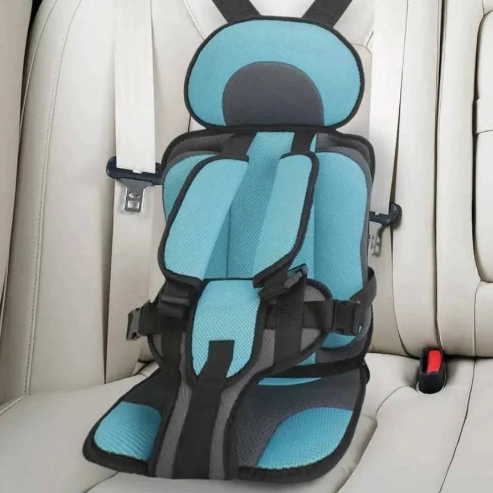 Kids Car Seat Cushion Snug Support Seat-Belt Compatible