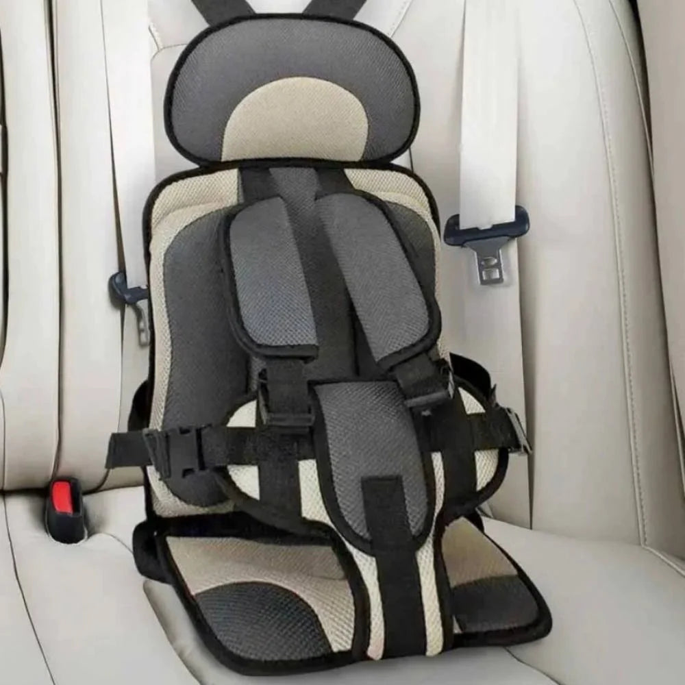 Kids Car Seat Cushion Snug Support Seat-Belt Compatible