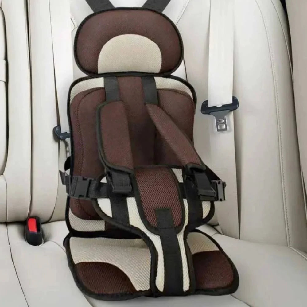 Kids Car Seat Cushion Snug Support Seat-Belt Compatible