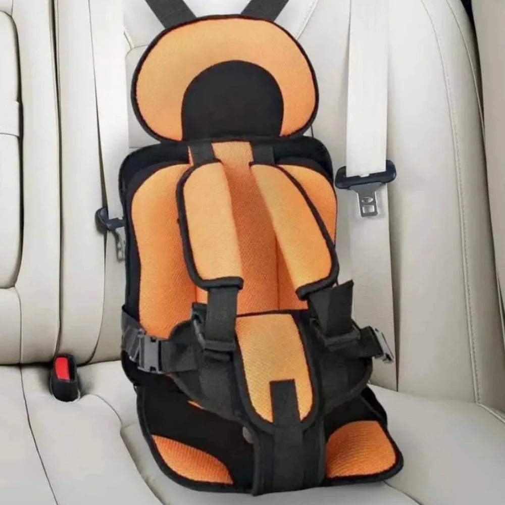 Kids Car Seat Cushion Snug Support Seat-Belt Compatible
