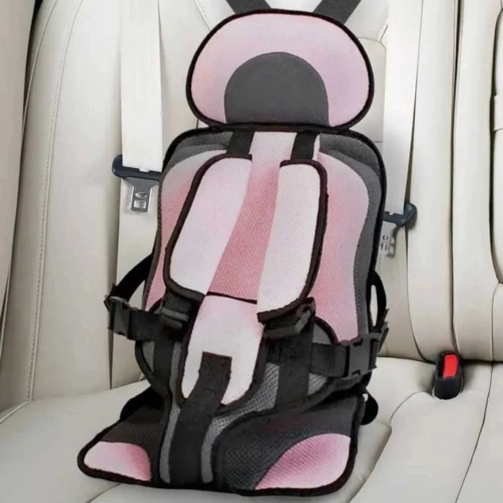 Kids Car Seat Cushion Snug Support Seat-Belt Compatible