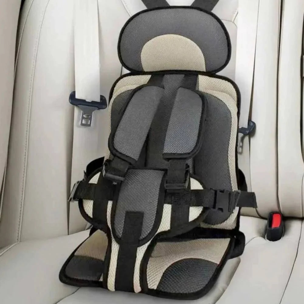 Kids Car Seat Cushion Snug Support Seat-Belt Compatible