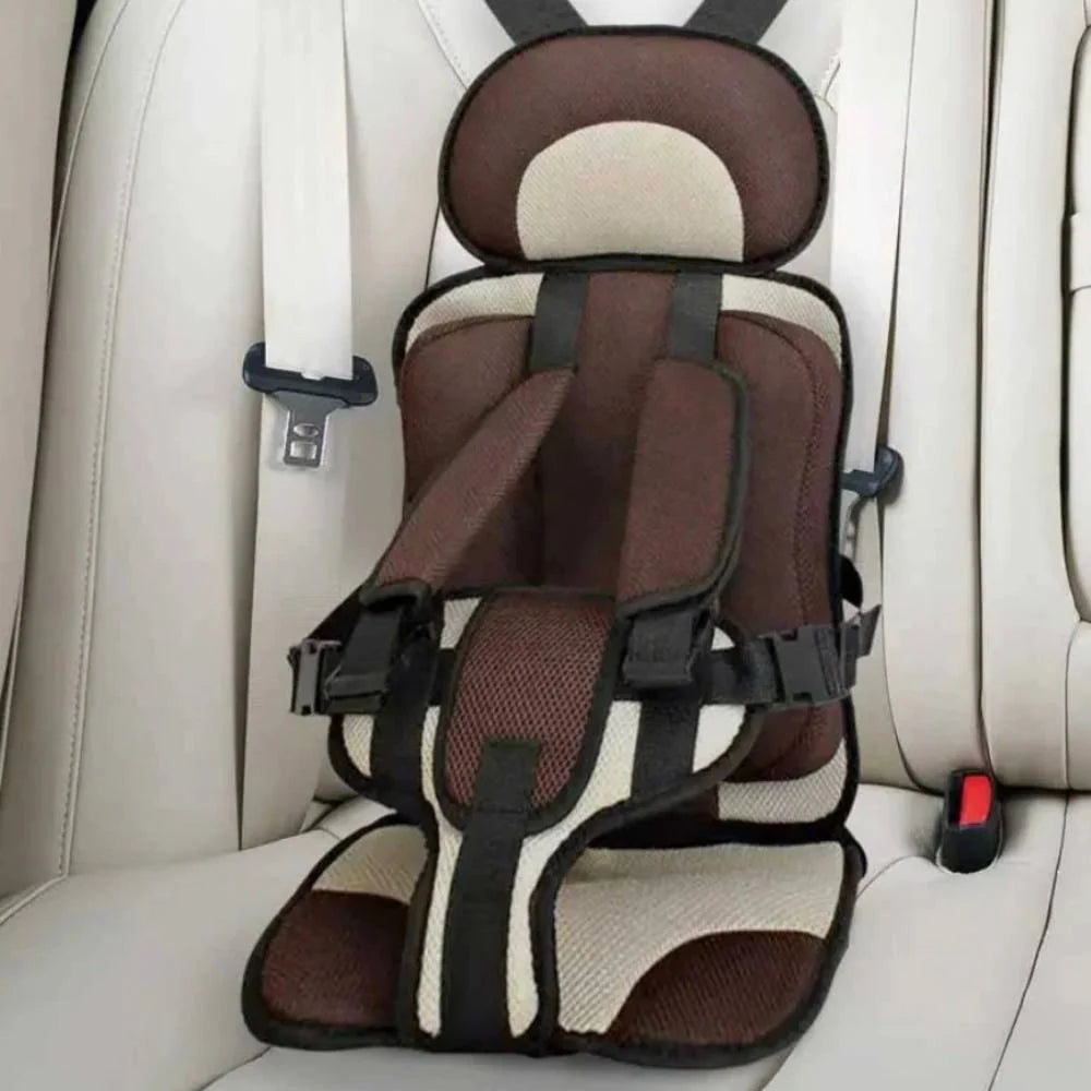 Kids Car Seat Cushion Snug Support Seat-Belt Compatible