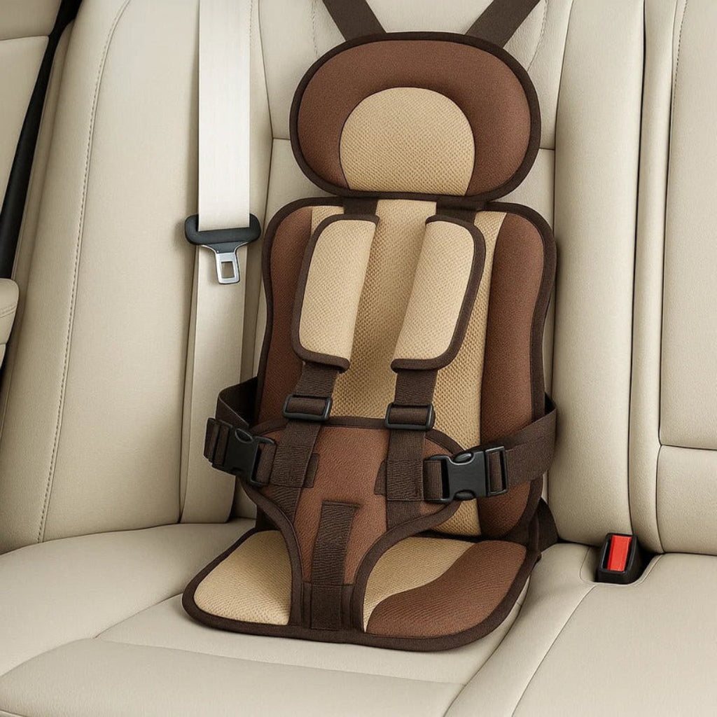 Kids Car Seat Foldable 5-Point Harness Padded Support