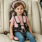 Kids Car Seat Foldable 5-Point Harness Padded Support