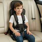 Kids Car Seat Foldable 5-Point Harness Padded Support