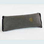 Kids Car Seat Pillow Plush Micro-Suede Seat Belt Attachment