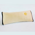 Kids Car Seat Pillow Plush Micro-Suede Seat Belt Attachment