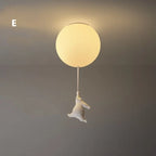 Kids Ceiling Light Balloon Bear Soft Diffused