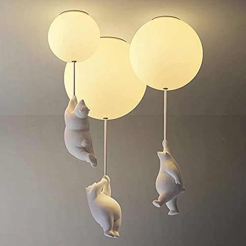 Kids Ceiling Light Balloon Bear Soft Diffused