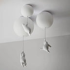 Kids Ceiling Light Balloon Bear Soft Diffused